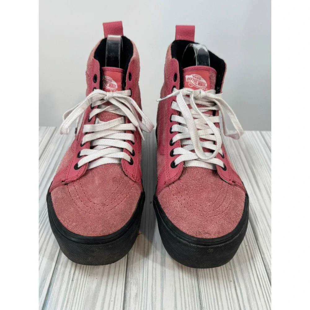 Vans‎ Sk8 Hi MTE Platform Desert Rose High Top Suede Pink  Sneakers Women's 8.5